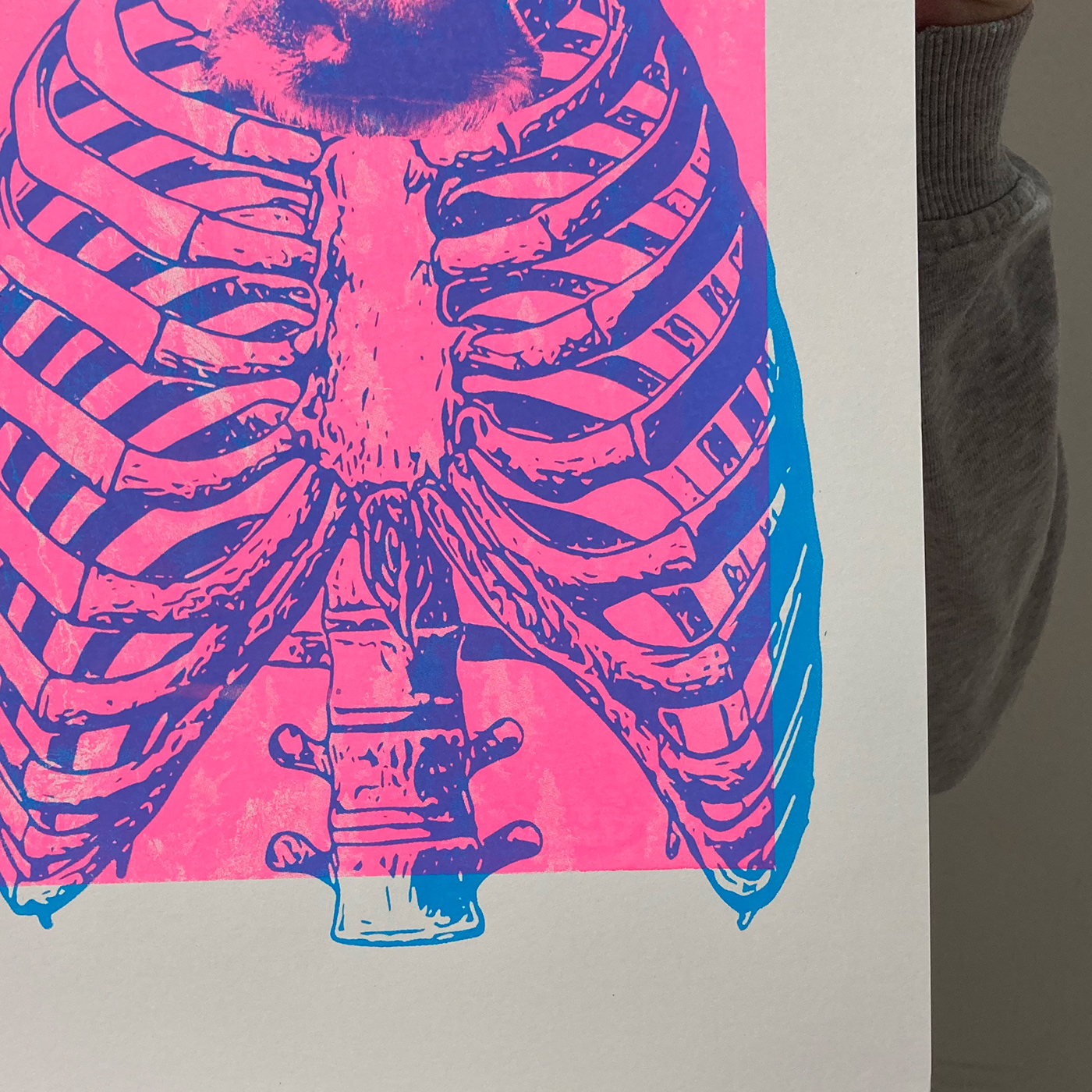 Screen Printed Poster - Minotaur Mountain - Image 3
