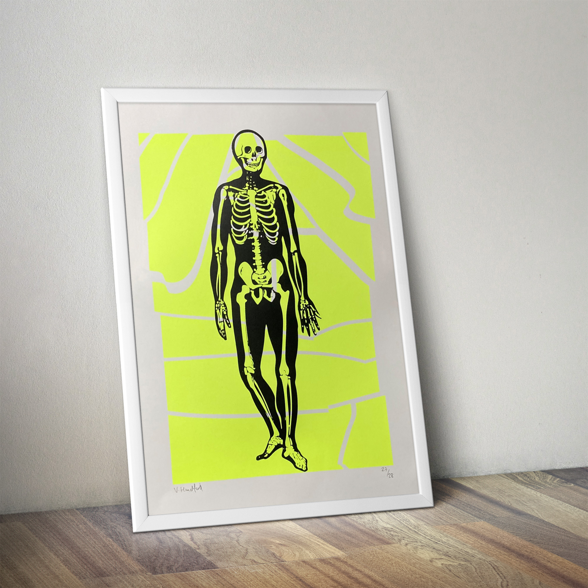 Screen Printed Poster - Acid Skeleton - Image 5