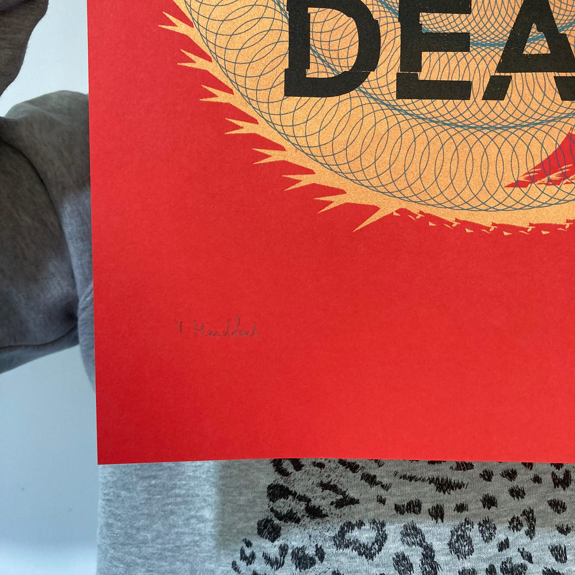 Screen Printed Poster - Print Is Dead - Image 3