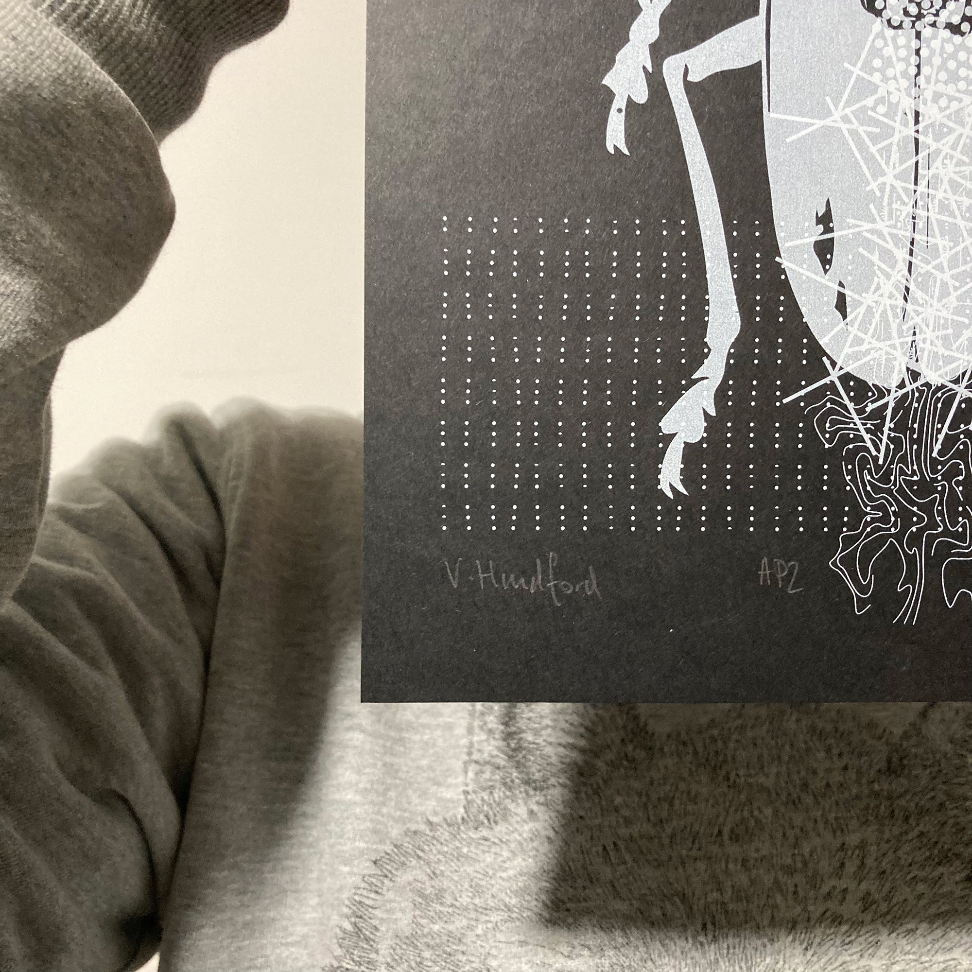 Screen Printed Poster – ‘Meta-Matrix No 1’ - Image 3