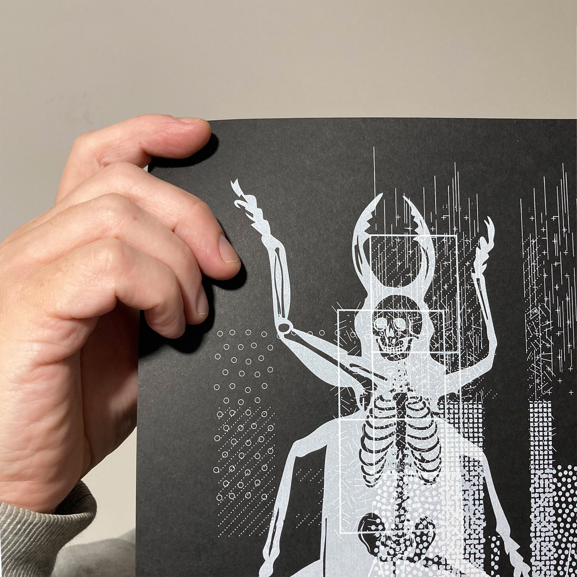 Screen Printed Poster – ‘Meta-Matrix No 1’ - Image 2