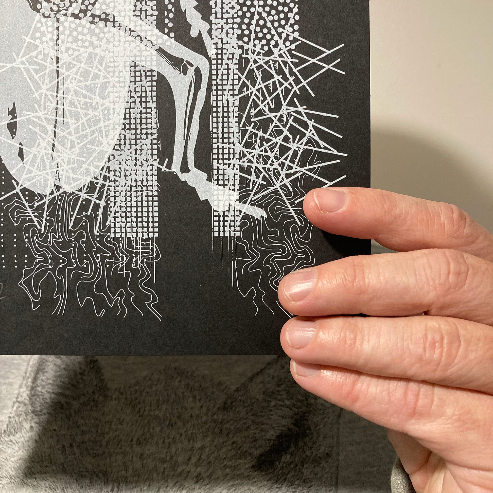 Screen Printed Poster – ‘Meta-Matrix No 1’ - Image 5