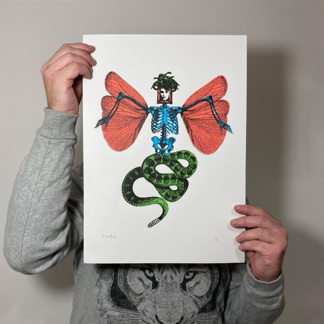 Screen Printed Poster - Medusa V2_Main