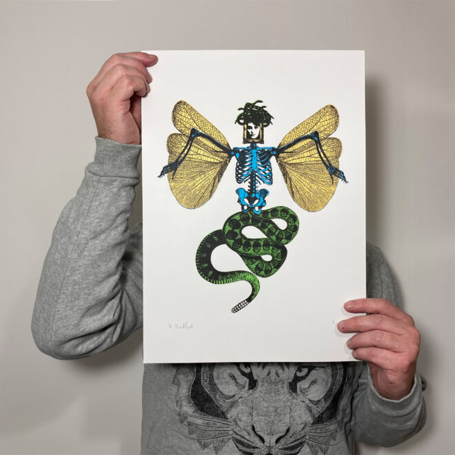 Screen Printed Poster - Medusa V3_main image
