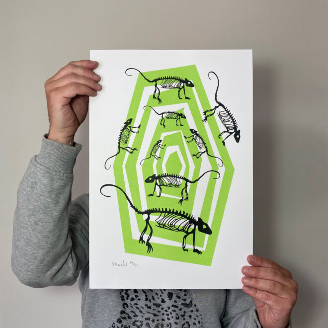 A-Lounge-of-Lizards_Screen-printed-poster_main-image