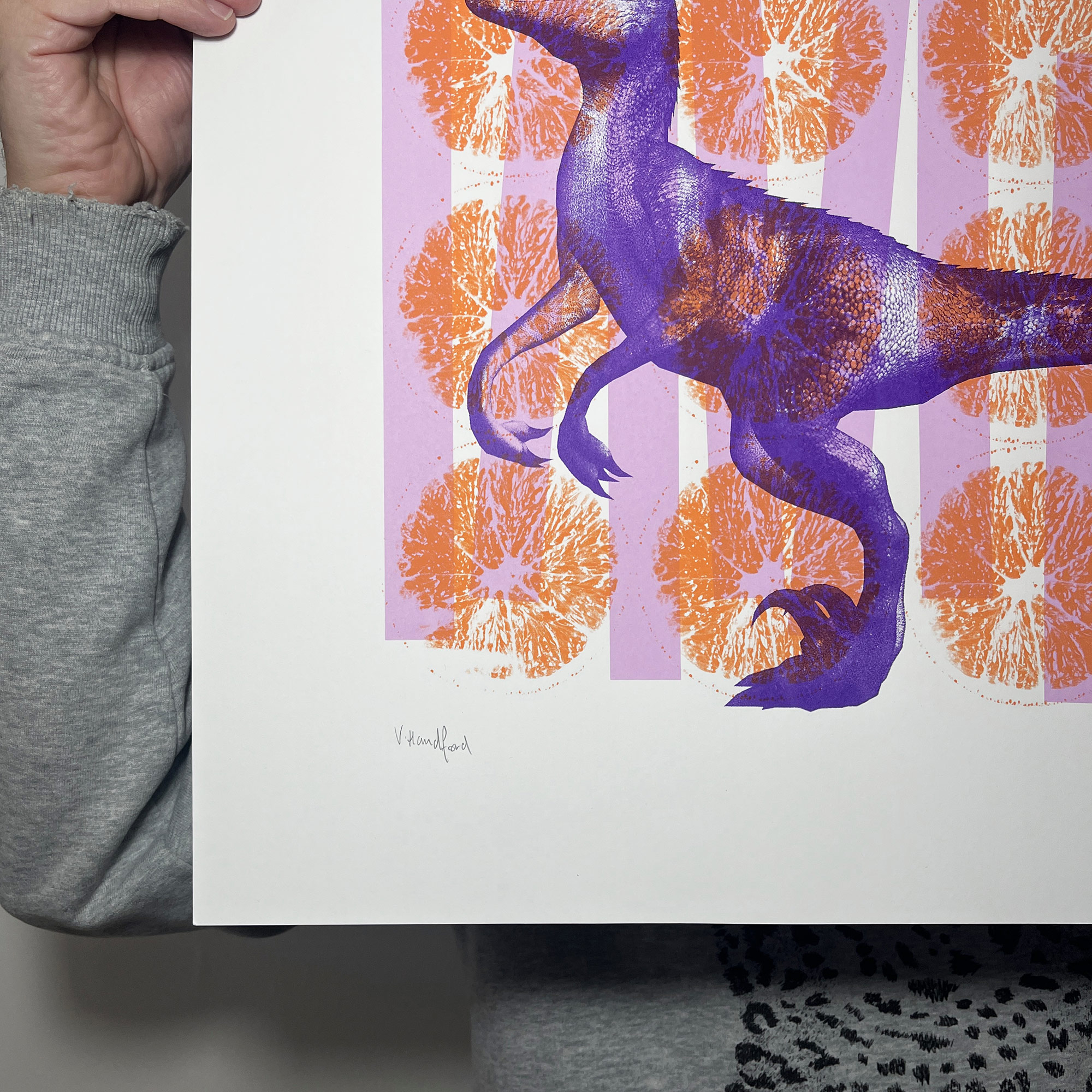 Test Print Five - Screen Printed Poster - hand signed