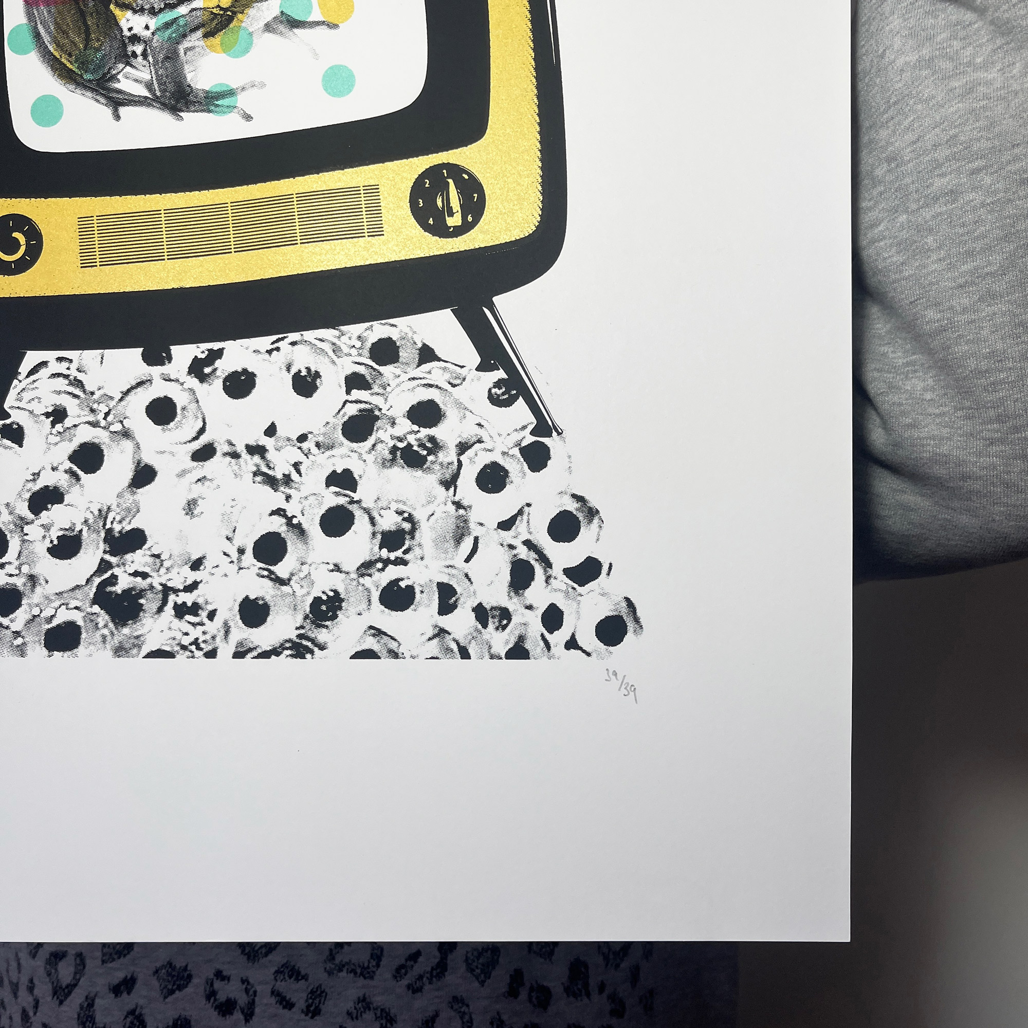 Froggy Vision - Screen Printed Poster - hand numbered limited edition of 39