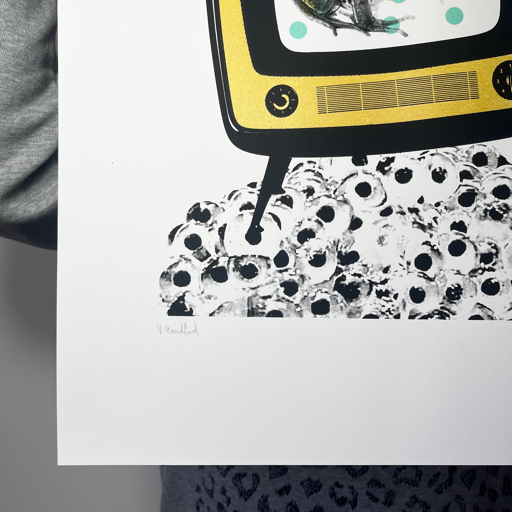 Froggy Vision - Screen Printed Poster - hand signed