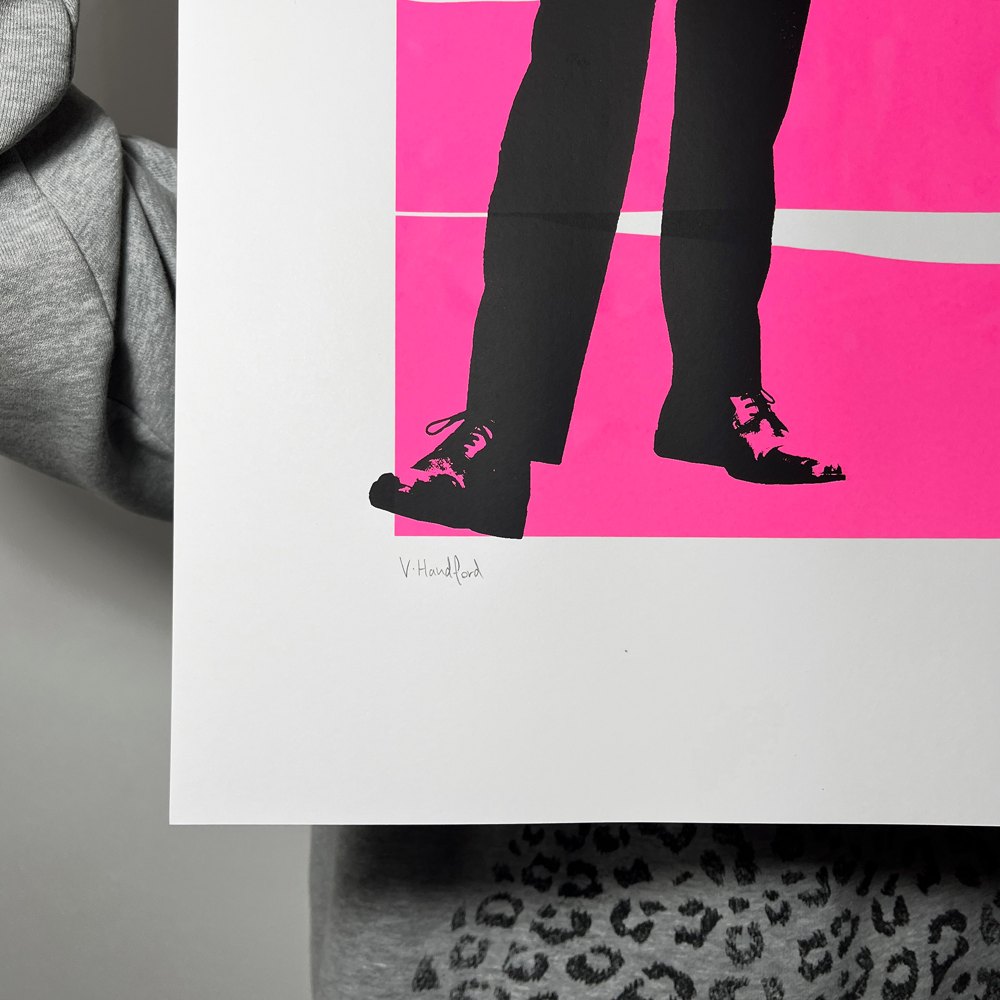 Disco Cats_Large Screen Printed Poster - hand signed