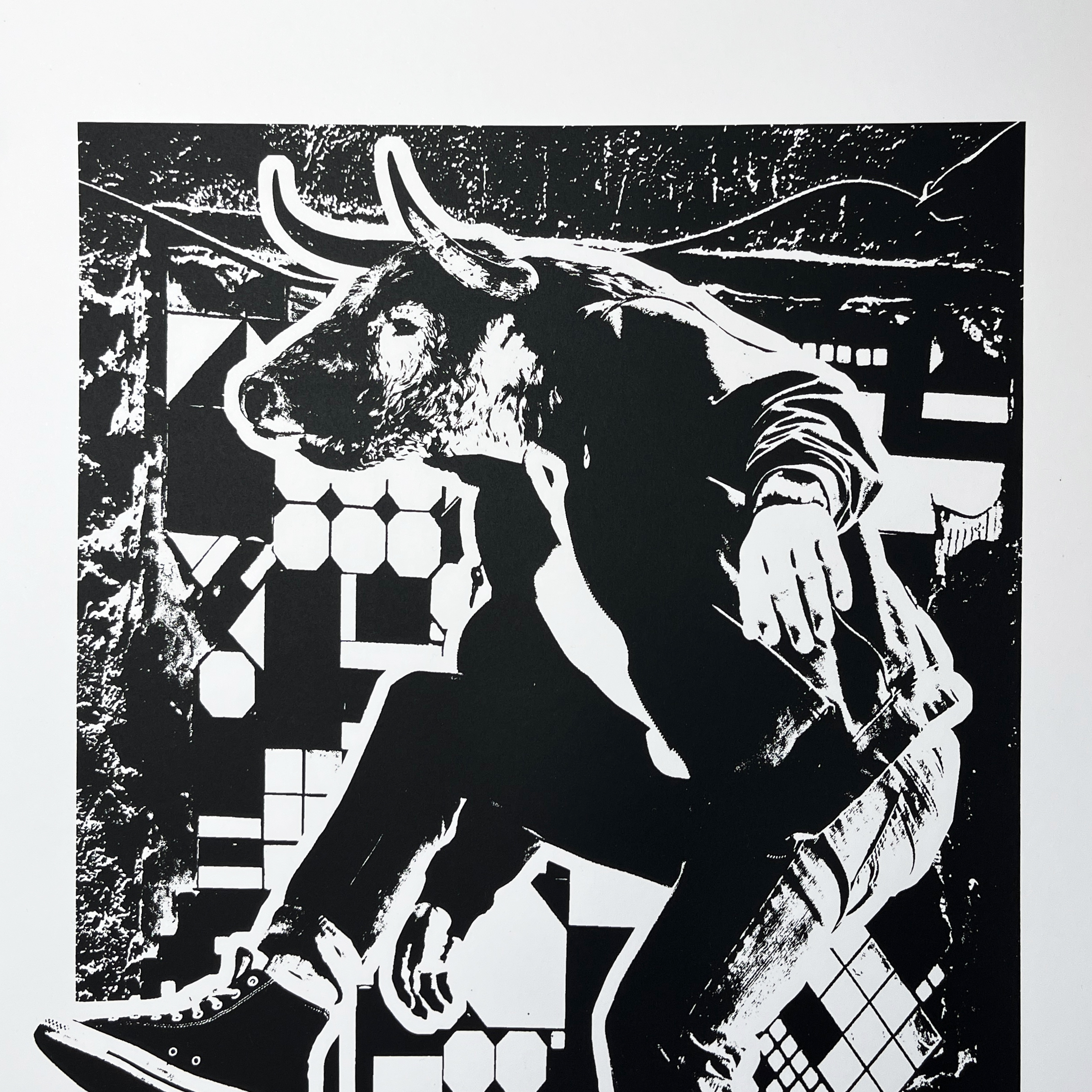 Minotaur Rock - Screen Printed Poster - Image 2