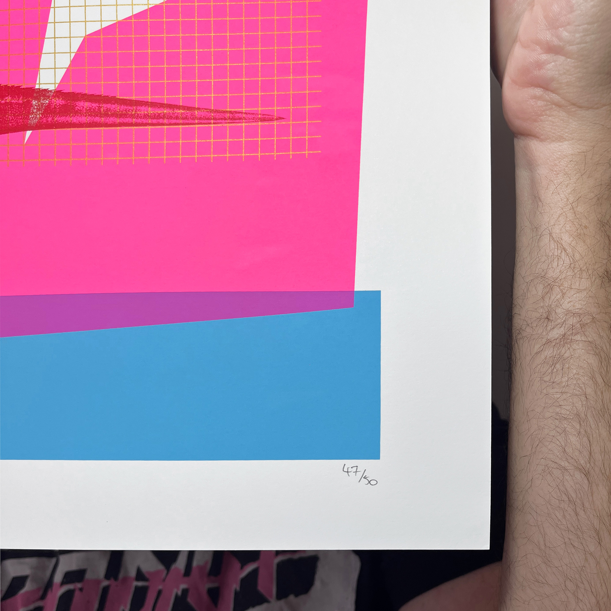 Screen Printed Dinosaur Poster - Raptor Rave - hand numbered limited edition