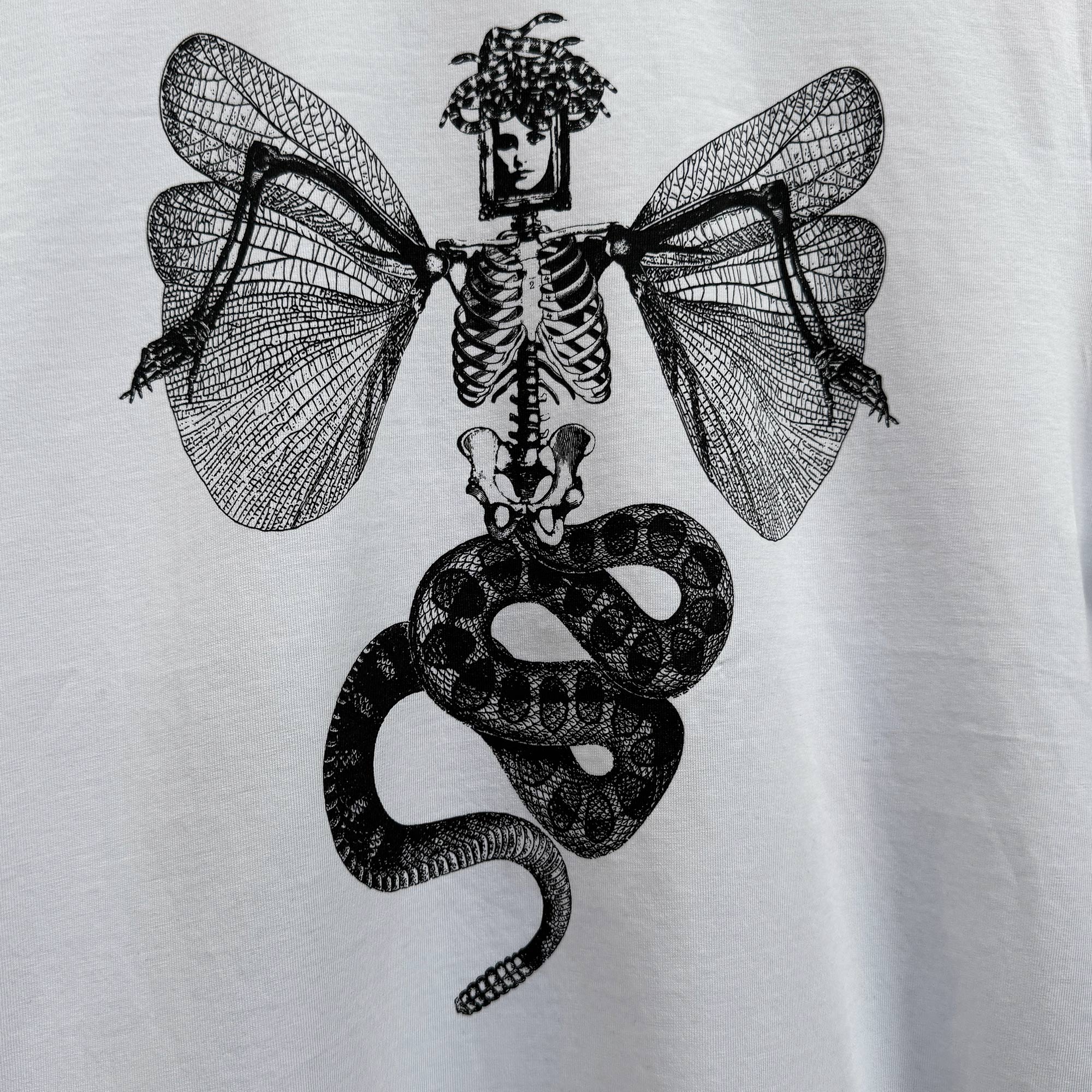 Medusa_Organic Cotton T Shirt - close up detail shot