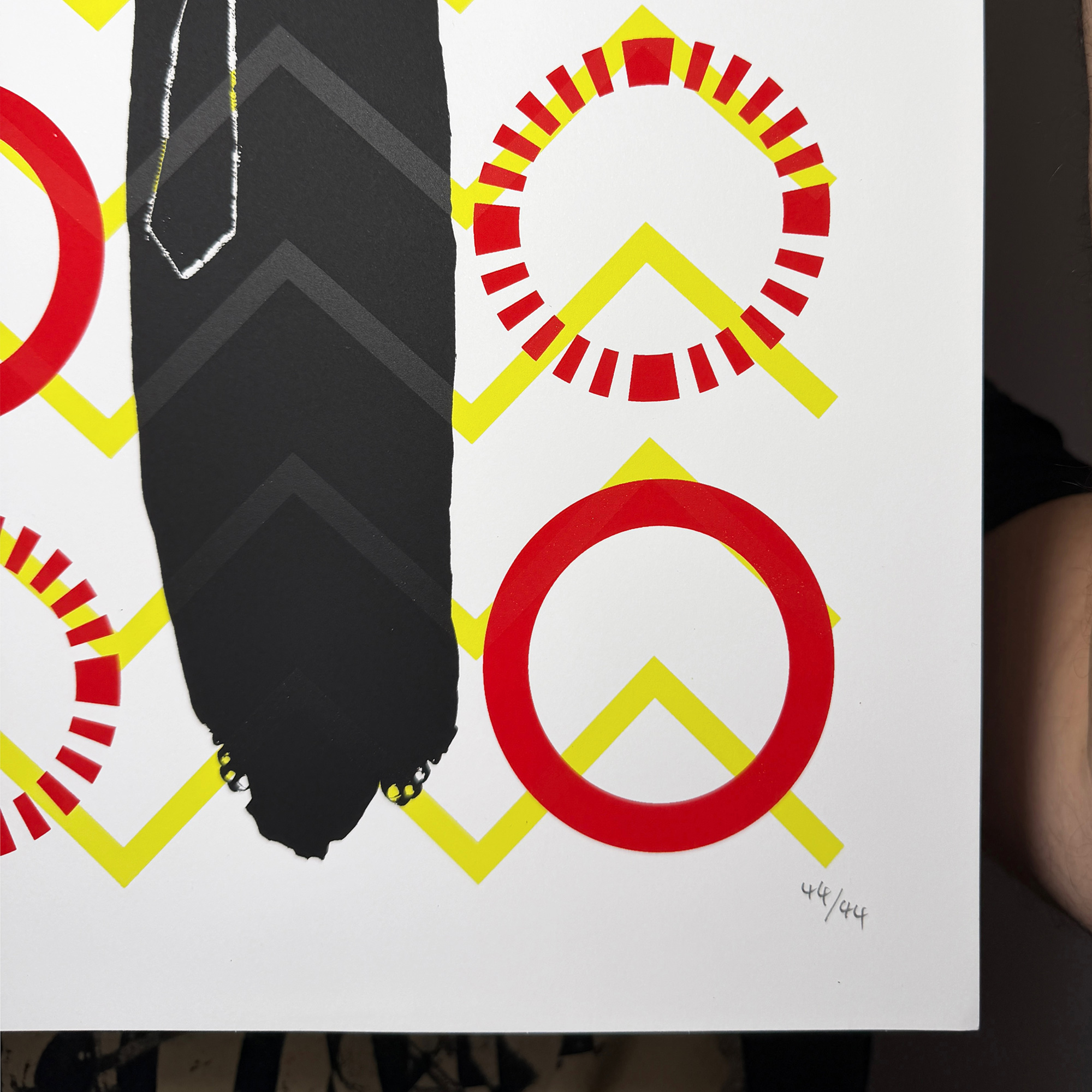 Screen Printed Poster - Bastet_Egyptian Cat Goddess_A3 Size - hand numbered limited edition
